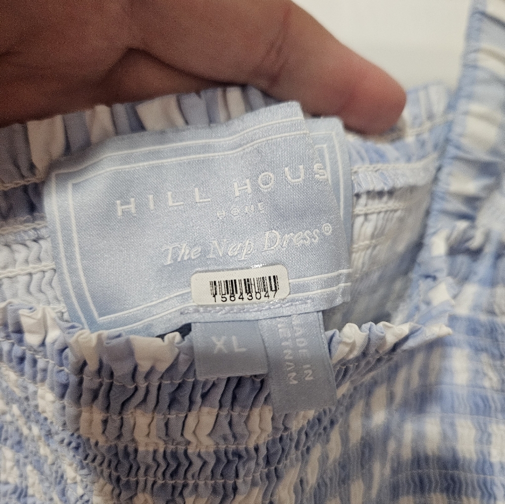 Hill House Light Blue Denim Nap Dress XL - Picture 3 of 6
